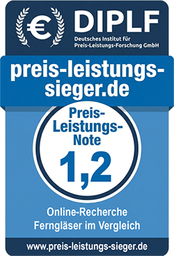 Siegel Preis Leistungs Note Fernglas