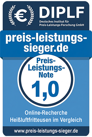 Siegel Preis Leistungs Note Airfryer