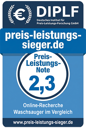 Siegel Preis Leistungs Note Saugwischer