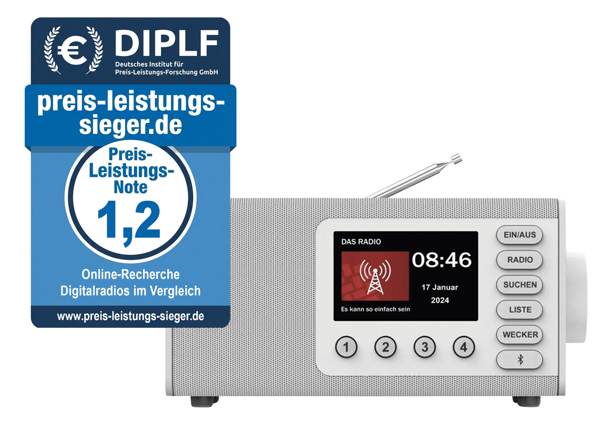 preis leistungs sieger digitalradios Hama DR1001