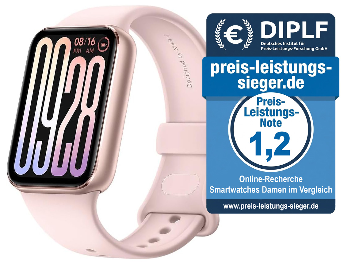 preis leistungs sieger damen smartwatch xiaomi smart band 9 pro