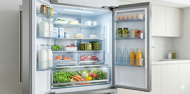 Frischezone im Kühlschrank