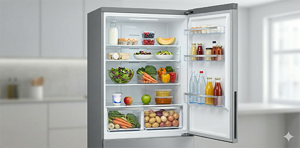 Innenraum Kühlschrank