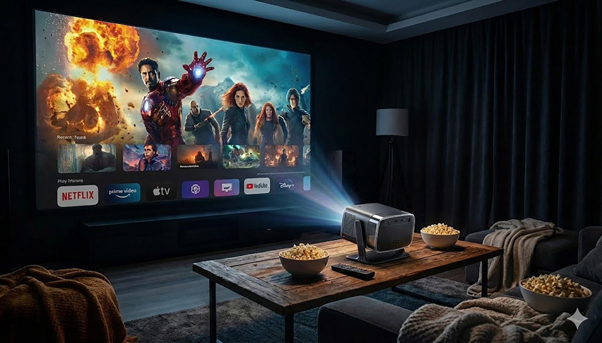 Heimkino-Wahnsinn: Preis-Leistungs-Sieger bei Beamern für unter 200 EUR