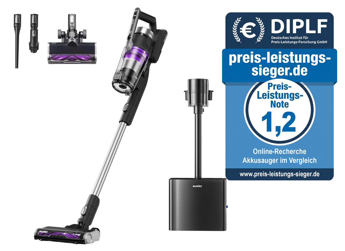 Preis-Leistungs-Sieger Akkusauger: Eureka Stylus Elite