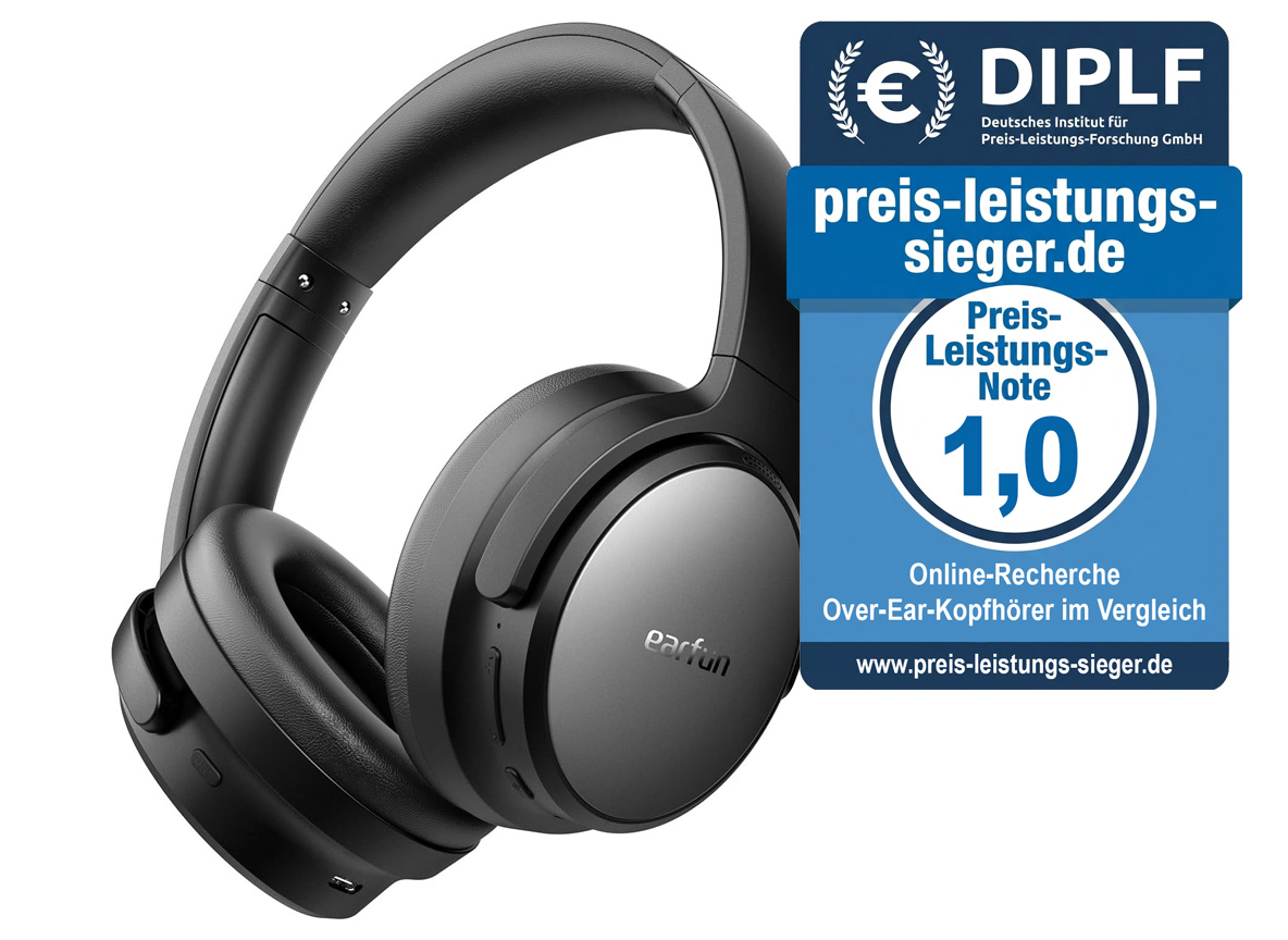 Preis-Leistungs-Sieger Bluetooth Over-Ear-Kopfhörer: Earfun Tune Pro